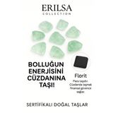 Sertifikalı Ham Cüzdan Boy Yeşil Florit Taşı Kütle - Zihinsel Denge ve Günlük Enerji Temizliği