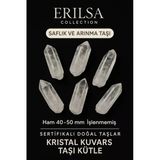 Sertifikalı Ham İşlenmemiş Dis Kristal Kuvars Taşı Kütle El Taşı Saf Enerji Akışı Zihin Arınması