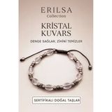 Sertifikalı Ham Kristal Kuvars Taşı Bileklik – Zihni Temizler, Enerji Dengeleyici