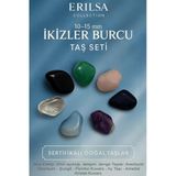 Sertifikalı İkizler Burcu Doğal Taş Kütle Seti 10-15 Mm - Zihin Açıklığı Ve Denge Enerjisi Taşları