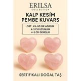Sertifikalı Kalp Kesim Pembe Kuvars Masaj Ve El Taşı – Aşk, Şefkat Ve Duygusal Şifa Kristali