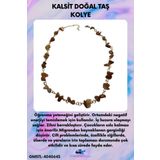 Sertifikalı Kalsit Doğal Taş Özel Tasarım Kolye
