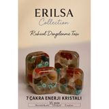 Sertifikalı Kare 7 Çakra Enerji Kristali – Ruhsal Dengenin Ve Pozitif Enerjinin Doğal Taş Bloğu
