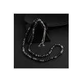 Sertifikalı Karlı Obsidyen 6mm 99luk Doğal Taş Tesbih