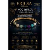 Sertifikalı Koç Burcu 7 Çakra Doğal Taş Bileklik -Ayarlamalı Unisex Premium Hem Bileklik Hem Halhal