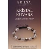Sertifikalı Kristal Kuvars Taşı Bileklik – Huzur Enerjisi Yayan Doğal Taş