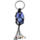 Sertifikalı Lapis Lazuli Taşı 7 Çakra Doğal Taş Anahtarlık