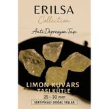 Sertifikalı Limon Kuvars Taşı Kütle 25–30 Mm – Anti Depresyon Ve Pozitif Enerji Taşı