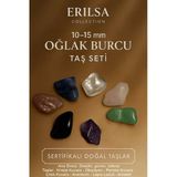 Sertifikalı Oğlak Burcu Doğal Taş Kütle Seti 10-15 Mm - Disiplin Güven Ve İstikrar Enerjisi