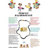 Sertifikalı Öğrenci Başarı Kolyesi Oniks,Hematit,Unakit, Kristal Kuvars,Akik,Kalsit,Aventurin,Havlit