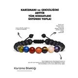 Sertifikalı Öğrenci Bilekliği Akik Lapis Lazuli Kuvars Mercan Kaplan Gözü Kalsit Ametist Doğal Taş Bileklik