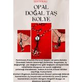 Sertifikalı Opal Doğal Taş Kolye El Yapımı Handmade A Kalite