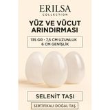 Sertifikalı Oval İri Boy Selenit Taşı – Yüz Ve Vücut Arındırma & Enerji Temizleme Taşı