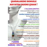 Sertifikalı Pandül Kesim 7 Çakra Doğal Taş Kadın Kolye Sarkaç Özel Kesim Kolye Zinciri Hediyeli