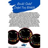 Sertifikalı Renkli Sedef Doğal Taş Bileklik Özel Tasarım