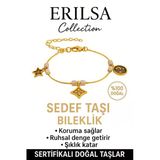 Sertifikalı Sedef Taşı Şans Charm Bileklik – Şans ve Zarafet