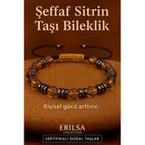 Sertifikalı Şeffaf Bal Sitrin Taşı Bileklik 8X8 Mm – Kişisel Güç Ve Bereket Taşı