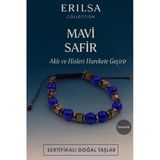 Sertifikalı Sentetik Mavi Safir Taşı Bileklik – Aklı Ve Hisleri Canlandıran Şık Takı