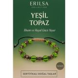 Sertifikalı Sentetik Yeşil Topaz Taş Bileklik – İlham ve Hayal Gücünü Arttıran El Yapımı