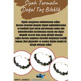 Sertifikalı Siyah Turmalin Doğal Taş Bileklik Özel Tasarım