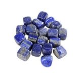 Sertifikalı Tamburlanmış Küp Doğal Lapis Lazuli Taşı Kütle Parça