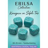 Sertifikalı Tamburlanmış Turkuaz Taşı Kütle – Koruma Ve Şifa Taşı