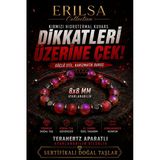 Sertifikalı Terahertz - Aura Kırmızı Hidrotermal Kuvars Taşı Bileklik - 8 Mm Doğal Taş