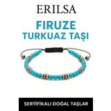 Sertifikalı Terahertz – Firuze Taşı Bileklik (İnce Model) – Koruma, Enerji ve Şans Taşı