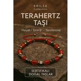 Sertifikalı Terahertz - Kırmızı Kuvars Taşı Bileklik Hayat Enerjisi ve Ruhsal Yenilenme Taşı