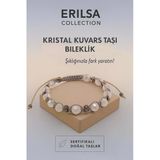 Sertifikalı Terahertz Kristal Kuvars Taşı Bileklik – Şıklığınla Parla, Enerjini Dengele