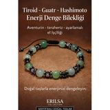 Sertifikalı Tiroid Guatr Hashimoto Enerji Denge Bilekliği Aventurin Ve Terahertz Doğal Taş