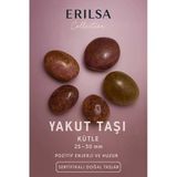 Sertifikalı Yakut Taşı Kütle 25–30 Mm Sevgi Pozitif Enerji Ve Huzur Taşı