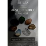 Sertifikalı Yengeç Burcu Doğal Taş Kütle Seti 10-15 Mm - Şefkat Huzur Ve Koruma Enerjisi