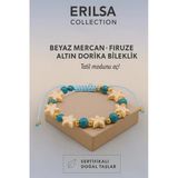 Sertifikalı Yıldız Model Dorika Enerji Firuze Taşı Bileklik – Hayata Canlılık Kat Enerjini Yükselt