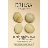 Sertifikalı Zeytin Oniks Taşı Kütle 25–30 Mm – Denge Ve Arınma Taşı Doğal Enerji Taşı