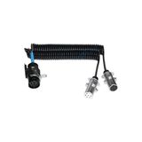 SERTPLAS TIR DORSE ELEKTRİK KABLOSU 7'Lİ X 2 (3'LÜ) (ADAPTÖR) (15 KABLOLU) (4 MT) ALÜMİNY FİŞLİ