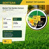 Sertsan Market Tipi Garden Bahçe Hortumu 1/2 Inç - 12,5 mm 15 M 8/24 Bar