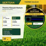 Sertsan Thermo Kauçuk Su Hortumu 1 Inç - 25 mm 20 M 8/24 Bar