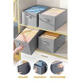 Sertstil Kıyafet Saklama Kutusu Organizer 45x25x20cm Antrasit
