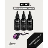 Serum 50 ml X3 + Dermaroller Tarak Hediyeli Set – 70 Günlük Yoğun Bakım