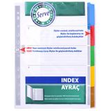 Serve 5520K (A4) 5 Renkli Klasik Ayraç