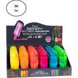 Serve Berry Mini Fosforlu Kalem Karton Stand 30'lu - --