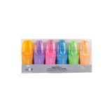Serve Berry Mini Fosforlu Kalem Pastel Renk 6'lı