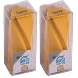 Serve Burgo Silgi Model4 Pst Hrd Sari Tekli Pet 2li paket