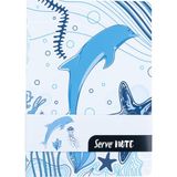Serve Çizgili A5 Defter - Doğa Serisi - Gök Mavi