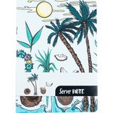 Serve Çizgili A5 Defter - Doğa Serisi - Nane Yeşili