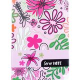 Serve Çizgili A5 Defter - Doğa Serisi - Şeker Pembe