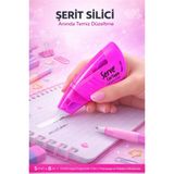 Serve Cortape 5 mm 8 m Fosforlu Pembe Şerit Silici