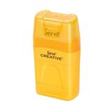 Serve Creative Sarı Silgili Çiftli Kalemtıraş