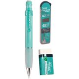 Serve Deep 3 Lü Okul Seti Yeşil Renkli Kalemler ve Silgi ile 0.7 mm Uçlu Tasarım